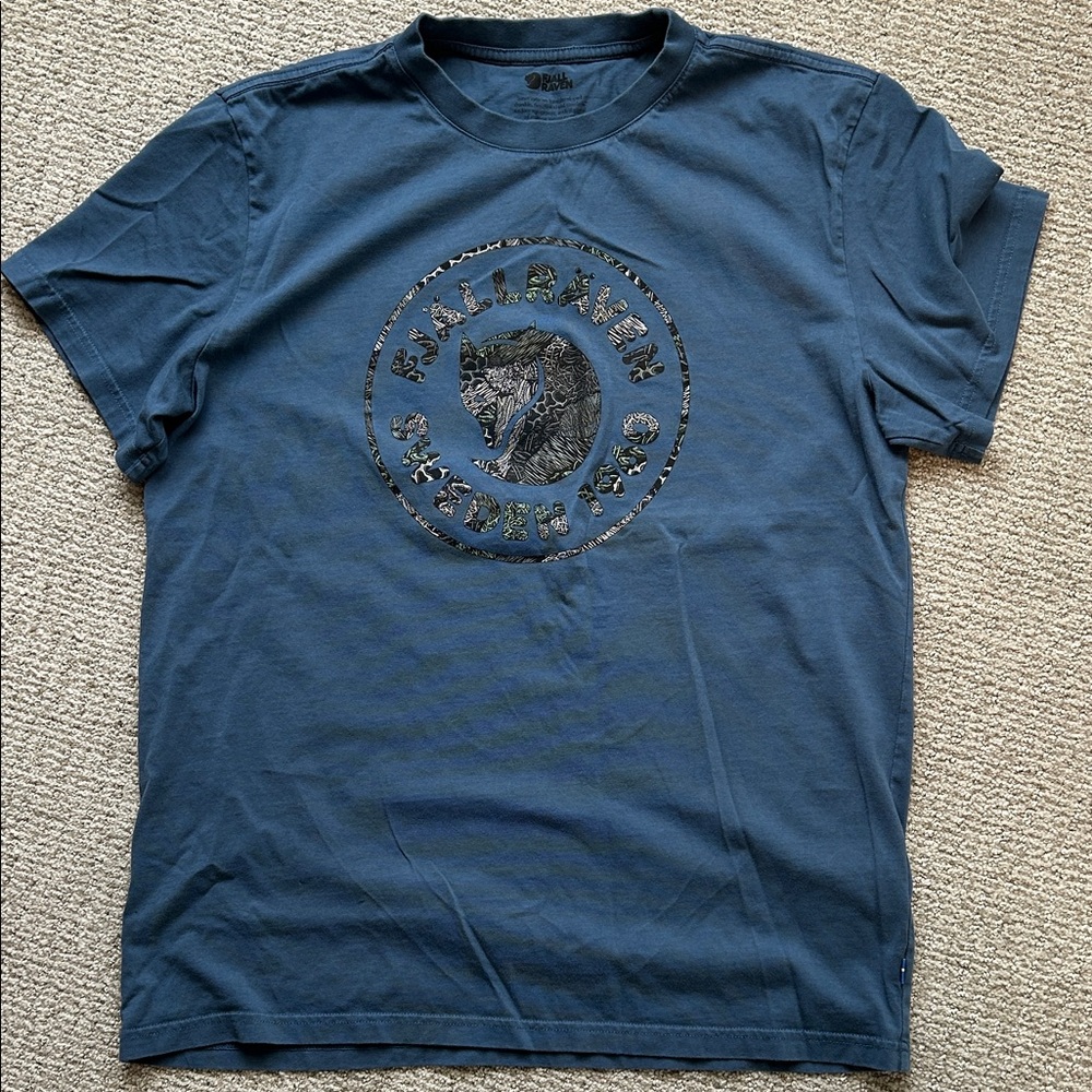 Fjallraven Dark Blue Graphic Tee - Men’s